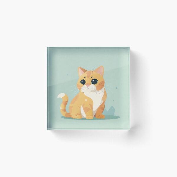 Item preview, 001 Cute Orange Cat designed and sold by Alexis Art Collection.