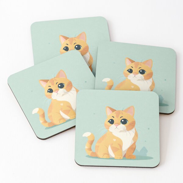 Item preview, 001 Cute Orange Cat designed and sold by Alexis Art Collection.