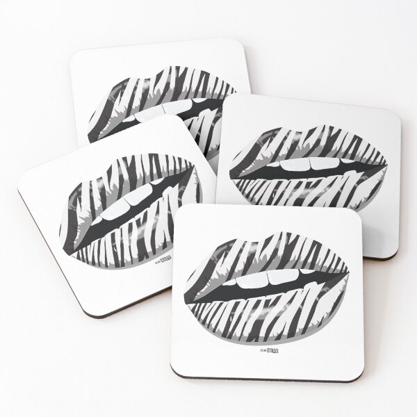 Item preview, Zebra Print Lips | Kiss Lipstick | Comic Book designed and sold by Oh My Sass.