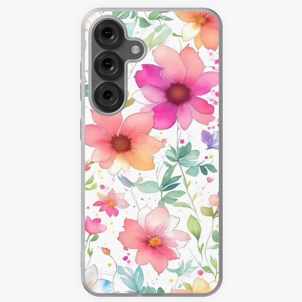 Bright flowers Samsung Galaxy Soft Case