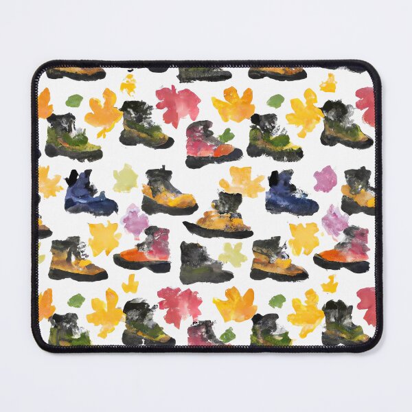 Item preview, Fall Color Hiking Boots with Leaves designed and sold by backpkrs.