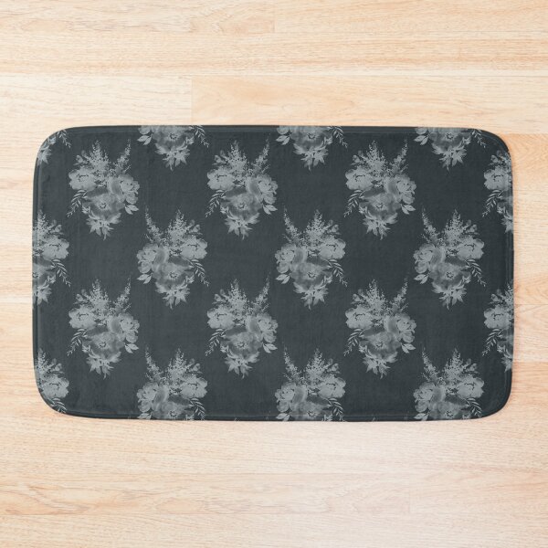 Item preview, Ghostly Watercolor Floral Bouquet Pattern on Gray Green Background designed and sold by Valerie Englehart.