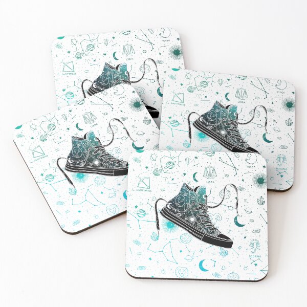 Item preview, Taurus high tops - Space canvas designed and sold by MickeyEdwards.