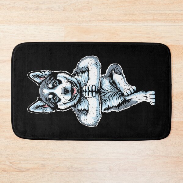 Item preview, Siberian Husky Yoga Puppy Dog Funny Tree Pose Vrikshasana designed and sold by GrandeDuc.