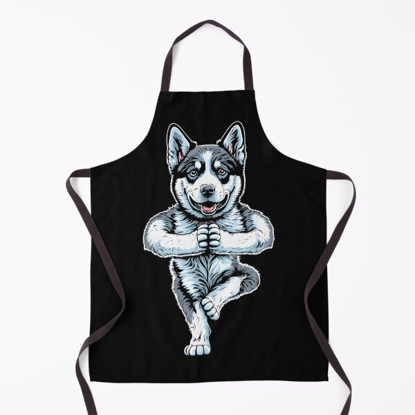 Item preview, Siberian Husky Yoga Puppy Dog Funny Tree Pose Vrikshasana designed and sold by GrandeDuc.