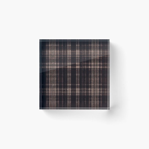 Item preview, Large Dark Brown Vintage Tartan Pattern designed and sold by SamJanner.