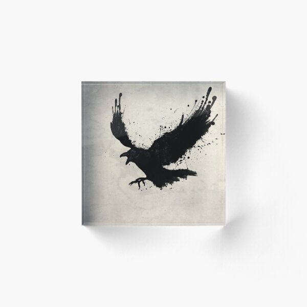 Raven Acrylic Block