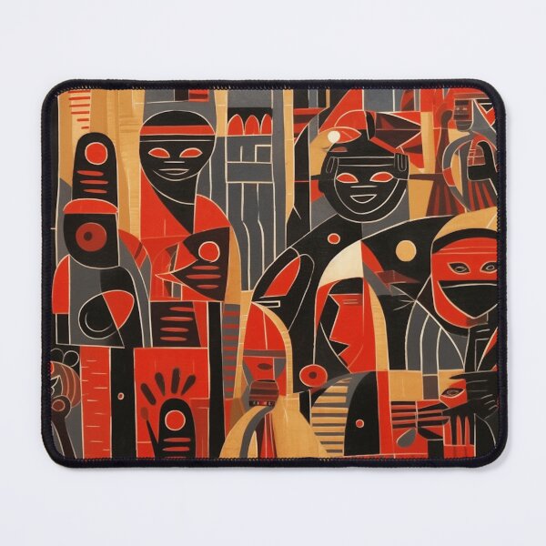Item preview, African Pattern: Cityscape Meets Cultural Tapestry designed and sold by FairX.