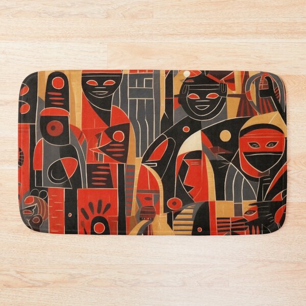 Item preview, African Pattern: Cityscape Meets Cultural Tapestry designed and sold by FairX.