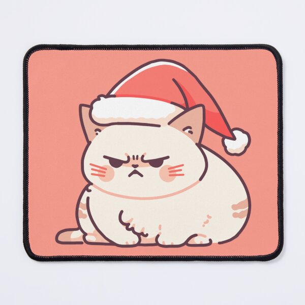 Item preview, Grumpy Christmas Cat designed and sold by Chanaika4.