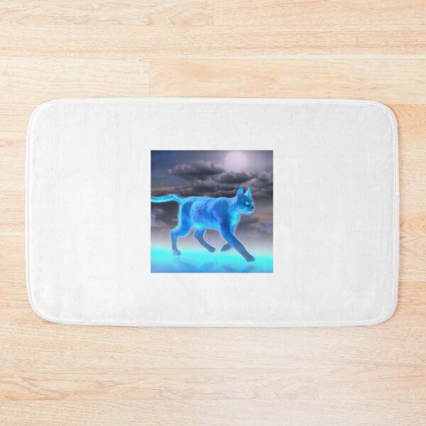 Item preview, A walking sky blue cat designed and sold by Drake Lewdly.