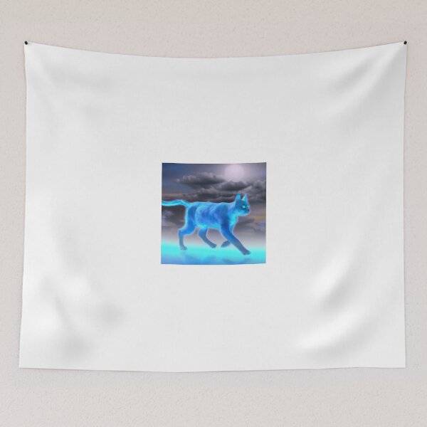 Item preview, A walking sky blue cat designed and sold by Drake Lewdly.