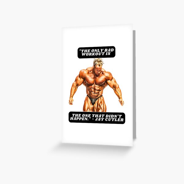 Item preview, "The only bad workout is the one that didn't happen." - Jay Cutler designed and sold by STO1KA.