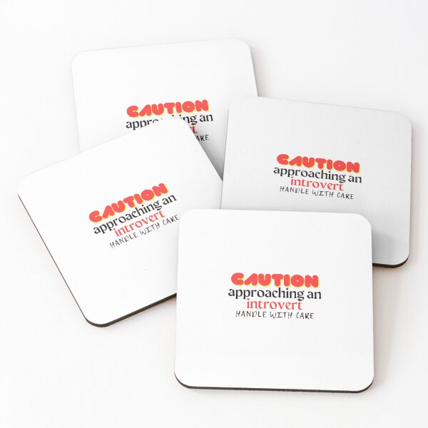 Item preview, caution: approaching introvert handle with care designed and sold by MarsyDesigns.
