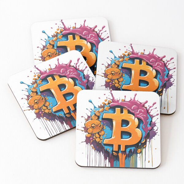 Item preview, Crypto Splash: The Art of Bitcoin designed and sold by javaoverride.
