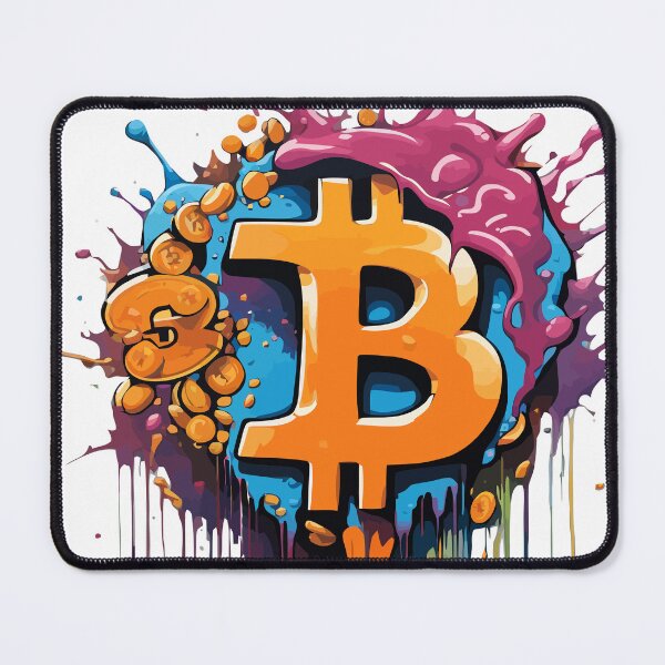Item preview, Crypto Splash: The Art of Bitcoin designed and sold by javaoverride.