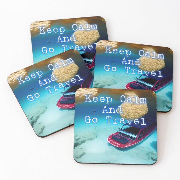 Item preview, Keep Calm And Go Travel designed and sold by DreamistStore.