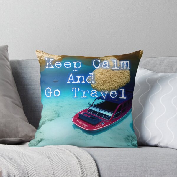 Item preview, Keep Calm And Go Travel designed and sold by DreamistStore.