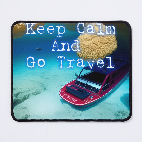 Item preview, Keep Calm And Go Travel designed and sold by DreamistStore.