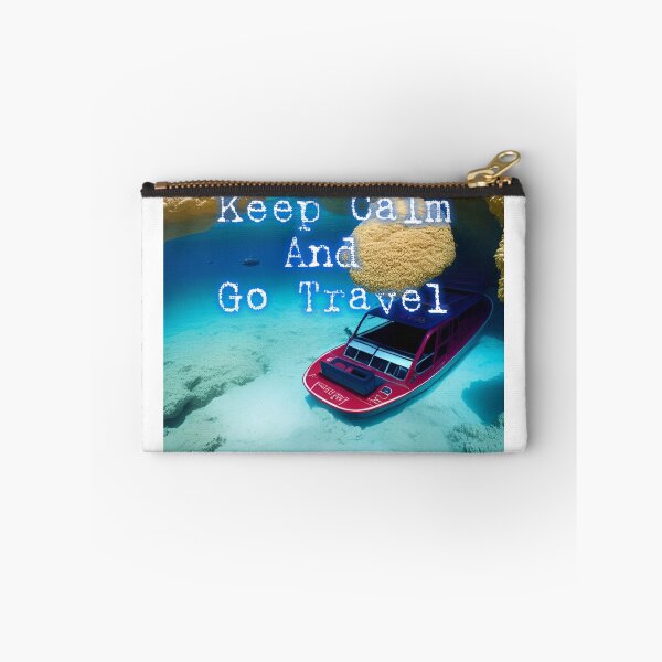 Item preview, Keep Calm And Go Travel designed and sold by DreamistStore.