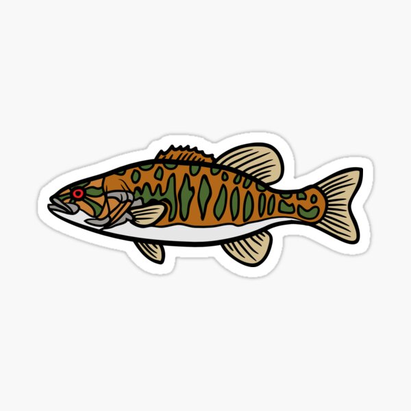Smallmouth Stickers for Sale
