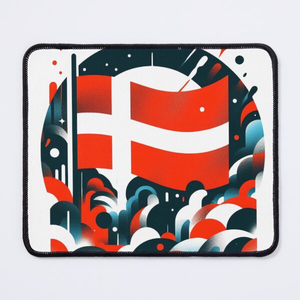 Item preview, Denmark flag, Danish flag  designed and sold by Pommallina.