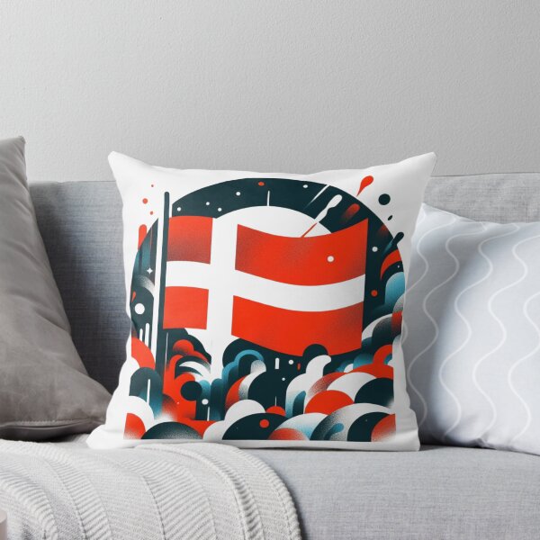 Item preview, Denmark flag, Danish flag  designed and sold by Pommallina.