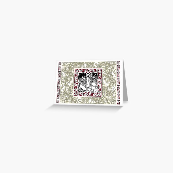 Easter: Resurrection with Millefleur Greeting Card