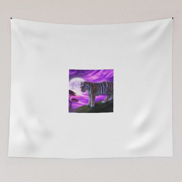 Item preview, A wondering purple tiger designed and sold by Drake Lewdly.
