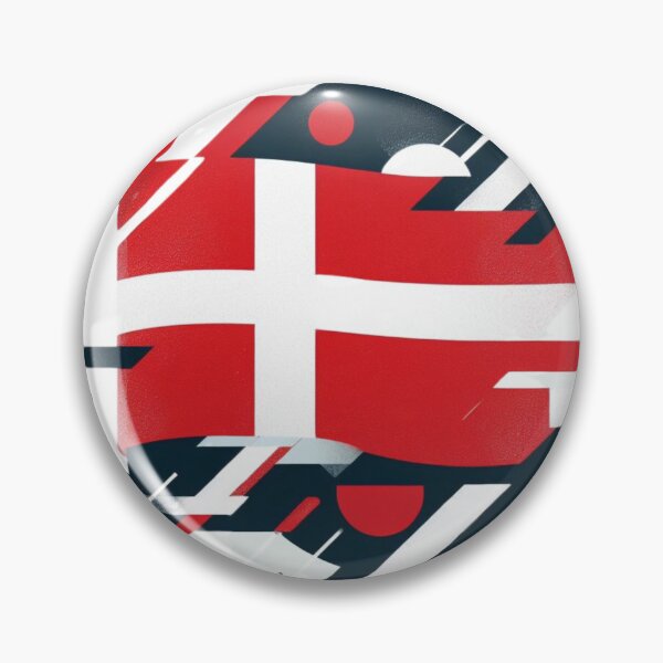 Item preview, Denmark flag, Danish flag  designed and sold by Pommallina.