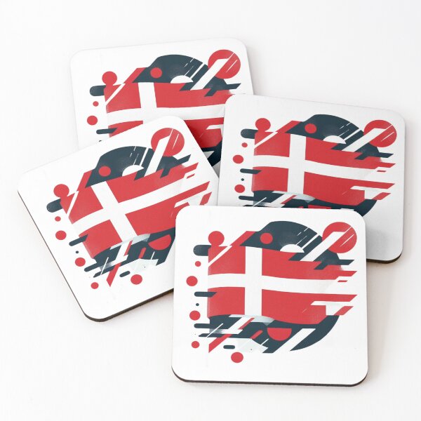 Item preview, Denmark flag, Danish flag  designed and sold by Pommallina.