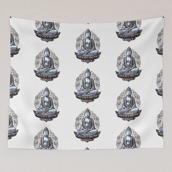 Item preview, Buddha Black White , buddha Modern art home decoration designed and sold by MartynGrey.