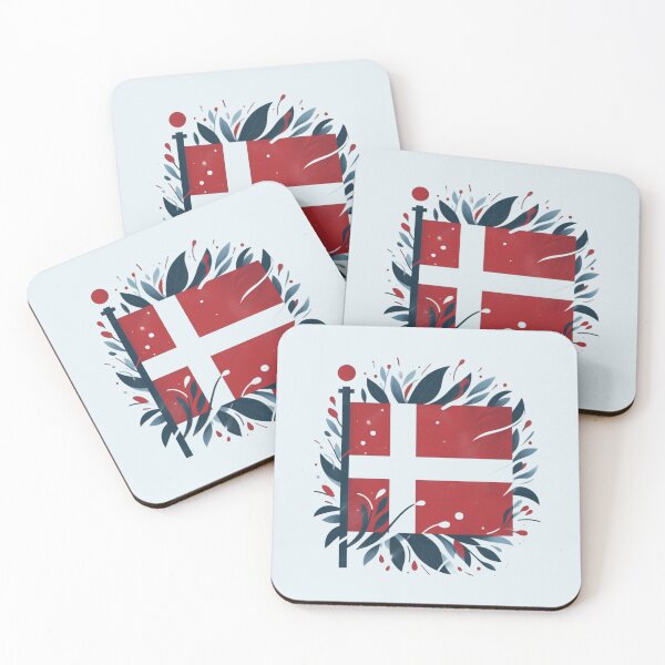 Item preview, Denmark flag, Danish flag  designed and sold by Pommallina.