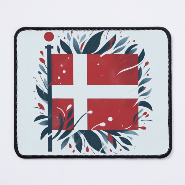 Item preview, Denmark flag, Danish flag  designed and sold by Pommallina.