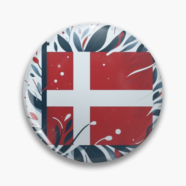 Item preview, Denmark flag, Danish flag  designed and sold by Pommallina.