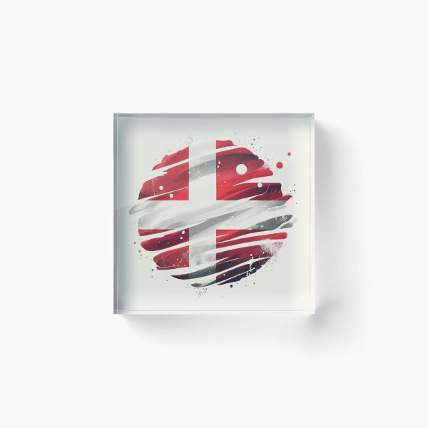 Item preview, Denmark flag, Danish flag  designed and sold by Pommallina.