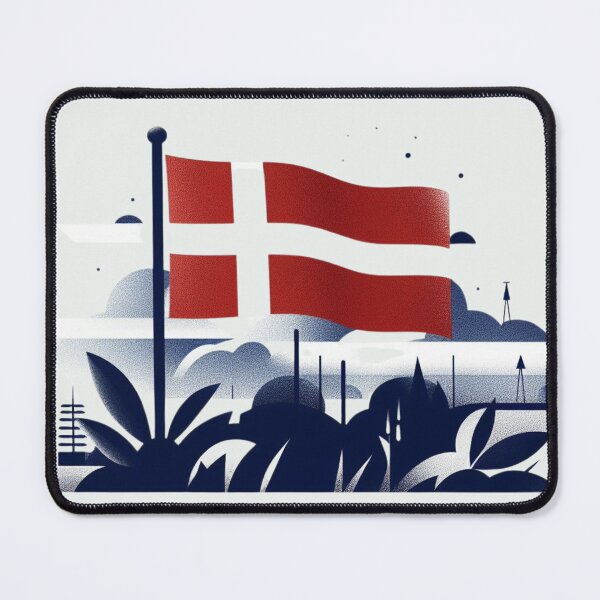 Item preview, Denmark flag, Danish flag designed and sold by Pommallina.
