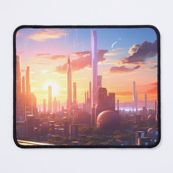 Item preview, Futuristic Cyberpunk Cityscape designed and sold by SimplySystems.