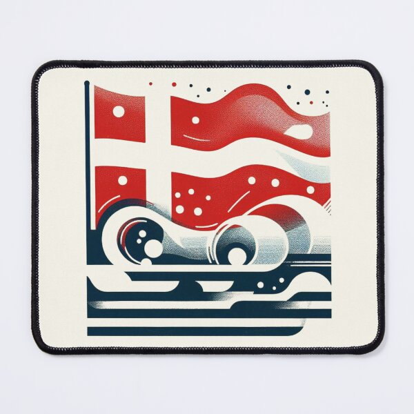 Item preview, Denmark flag, Danish flag  designed and sold by Pommallina.