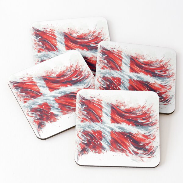 Item preview, Denmark flag, Danish flag  designed and sold by Pommallina.