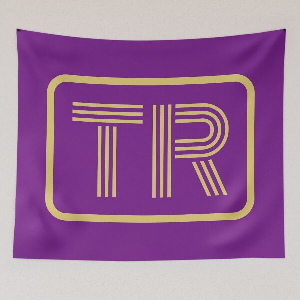 Item preview, TR Initials Gold Geometric Letters designed and sold by Jeallan Designs.