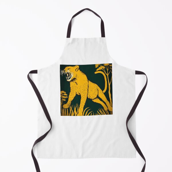 Item preview, A slowing yellow panther designed and sold by Drake Lewdly.
