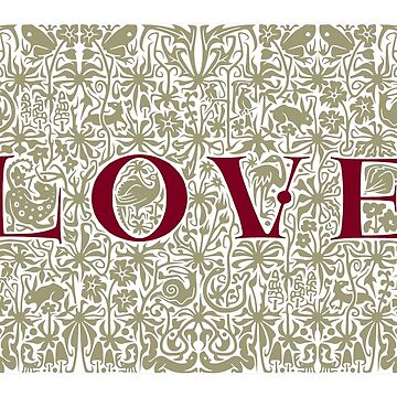 Artwork thumbnail, Valentine: Love (Horizontal) by Daniel Mitsui