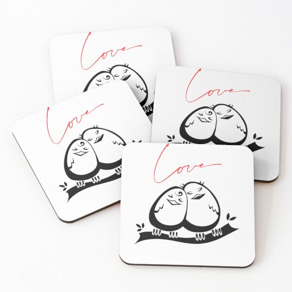 Item preview, Feathered Romance: Love Birds for Avid Avian Enthusiasts designed and sold by Moh-nd-Eg.
