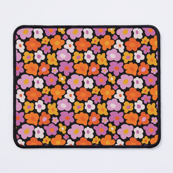 Item preview, rerto groovy flower wave style designed and sold by SHOPAHD.