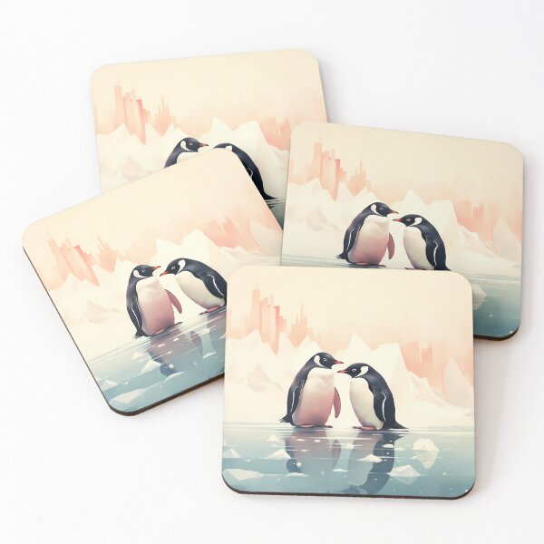 Item preview, Two Penguins designed and sold by JourneyGems.