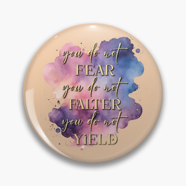 Item preview, You Do Not Fear, you do not Falter, you do not yield (V2) designed and sold by NERoots.