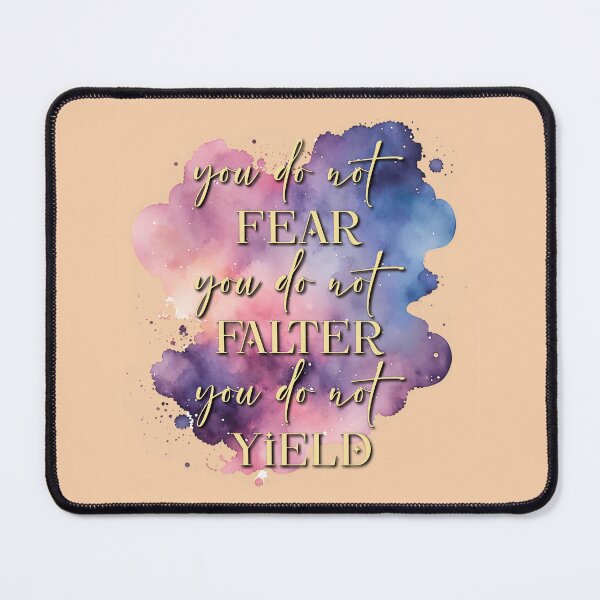 Item preview, You Do Not Fear, you do not Falter, you do not yield (V2) designed and sold by NERoots.