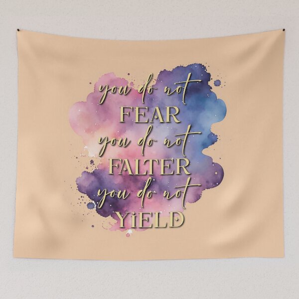 Item preview, You Do Not Fear, you do not Falter, you do not yield (V2) designed and sold by NERoots.