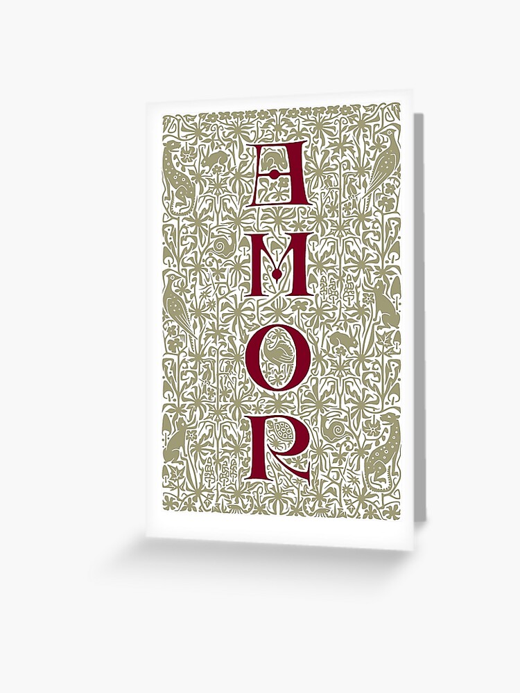 Thumbnail 1 of 2, Greeting Card, Valentine: Amor (Vertical) designed and sold by danmitsui.